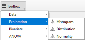 Figure: Exploration widget